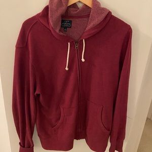 J. Crew zip up hoodie.